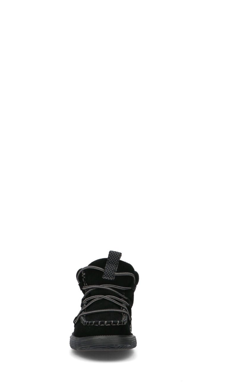 HEY DUDE Polacco donna nero in suede