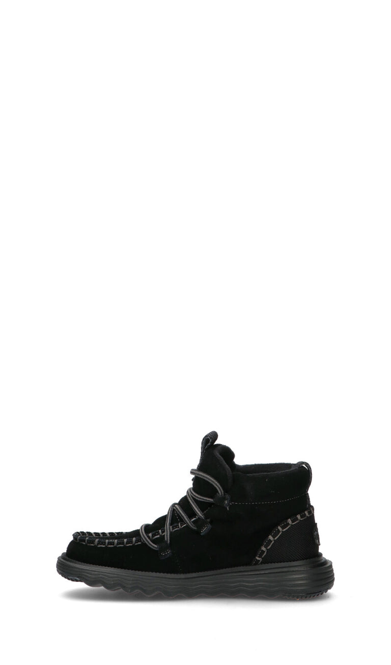 HEY DUDE Polacco donna nero in suede