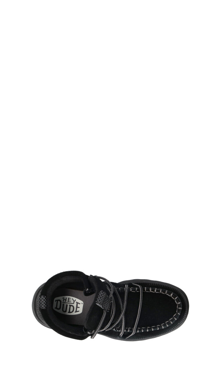 HEY DUDE Polacco donna nero in suede