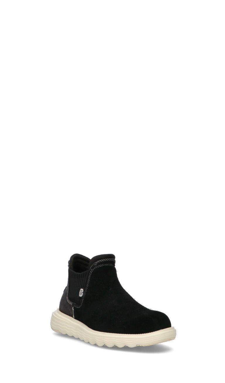 HEY DUDE Beatles donna nero in suede