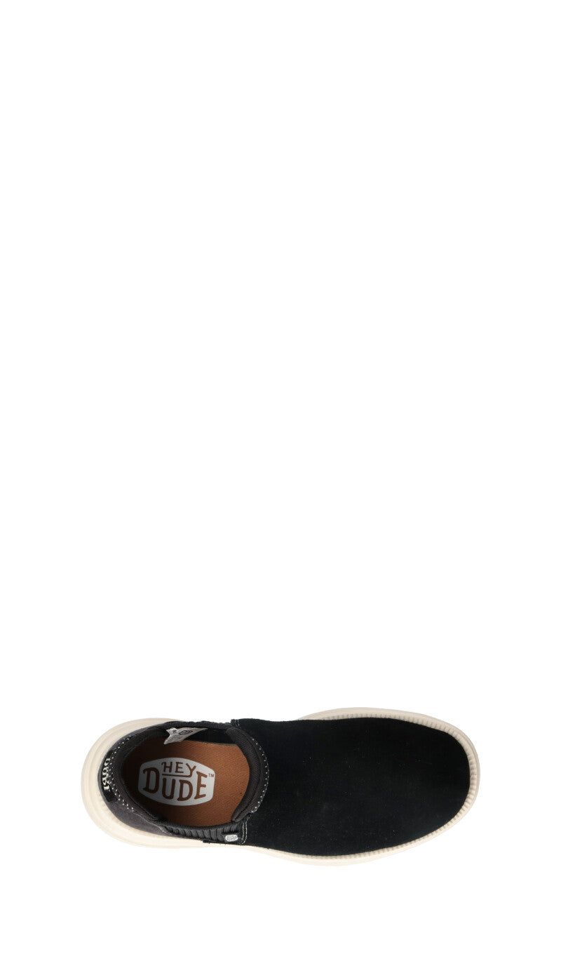 HEY DUDE Beatles donna nero in suede