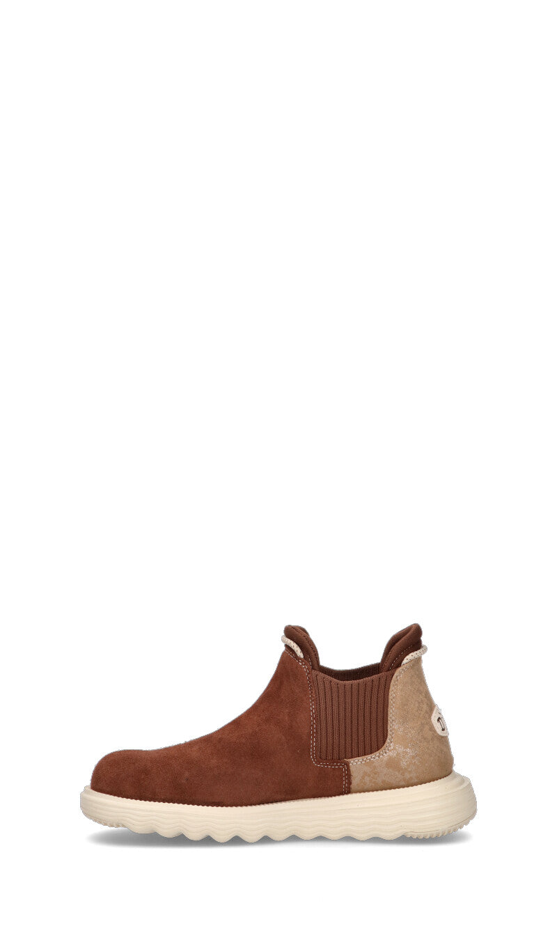HEY DUDE Beatles donna marrone in suede