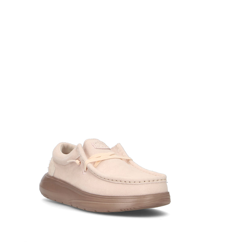 HEY DUDE Mocassino donna cipria in suede