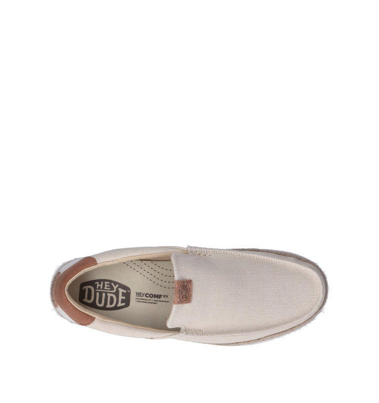 HEY DUDE Mocassino uomo bianco