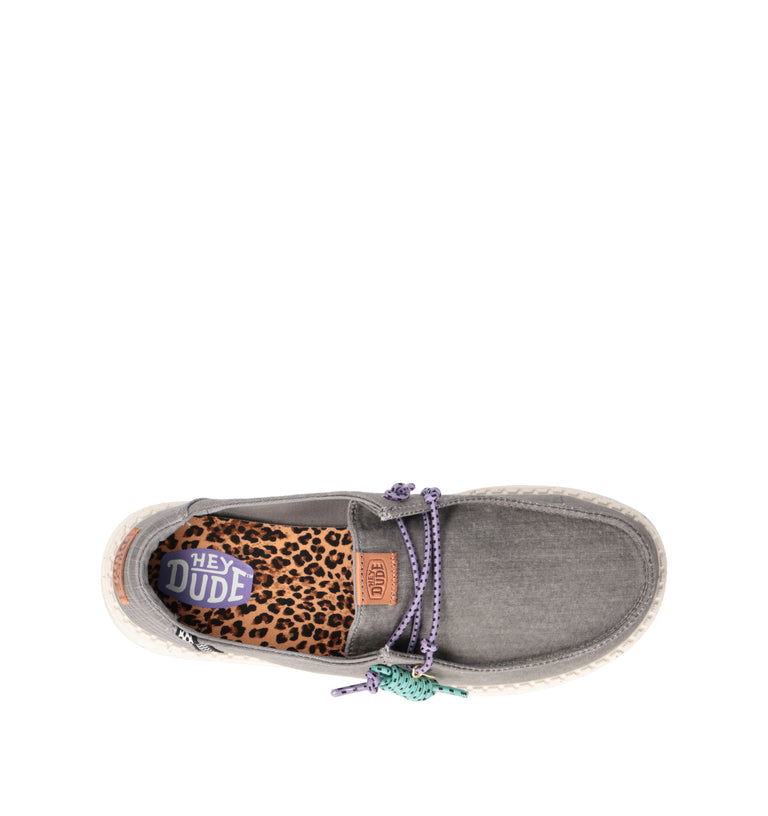HEY DUDE Mocassino donna grigio