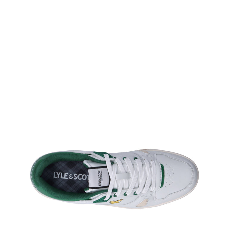 LYLE & SCOTT Sneaker uomo bianca/verde