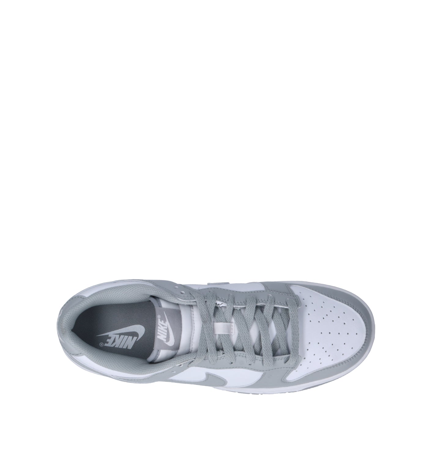 NIKE DUNK LOW RETRO Sneaker uomo bianca/grigia