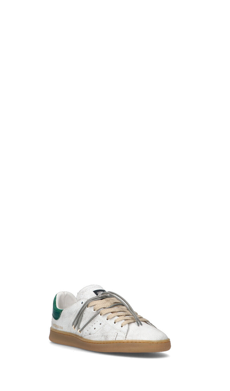HIDNANDER Sneaker uomo bianca/verde in pelle