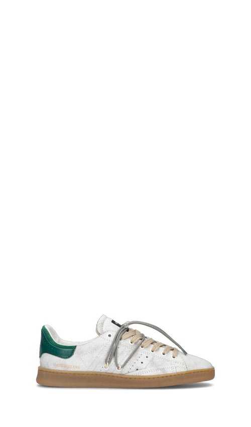 HIDNANDER Sneaker uomo bianca/verde in pelle