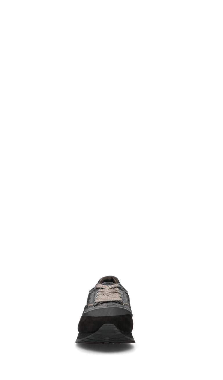 HIDNANDER Sneaker uomo nera in suede