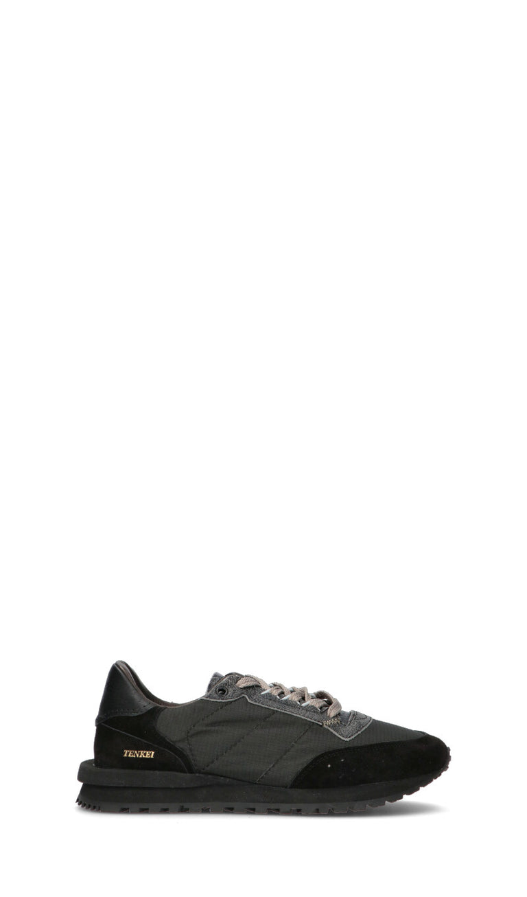HIDNANDER Sneaker uomo nera in suede