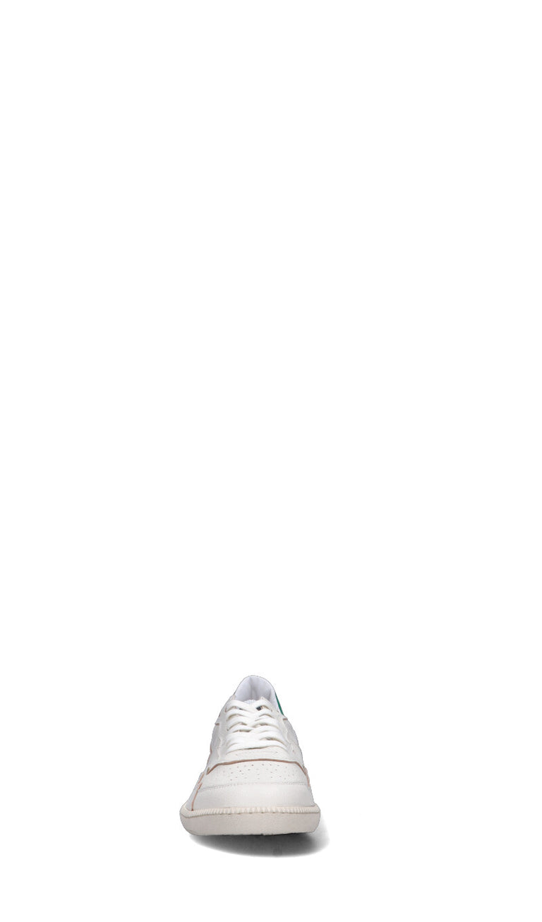 HIDNANDER Sneaker donna bianca/verde in pelle
