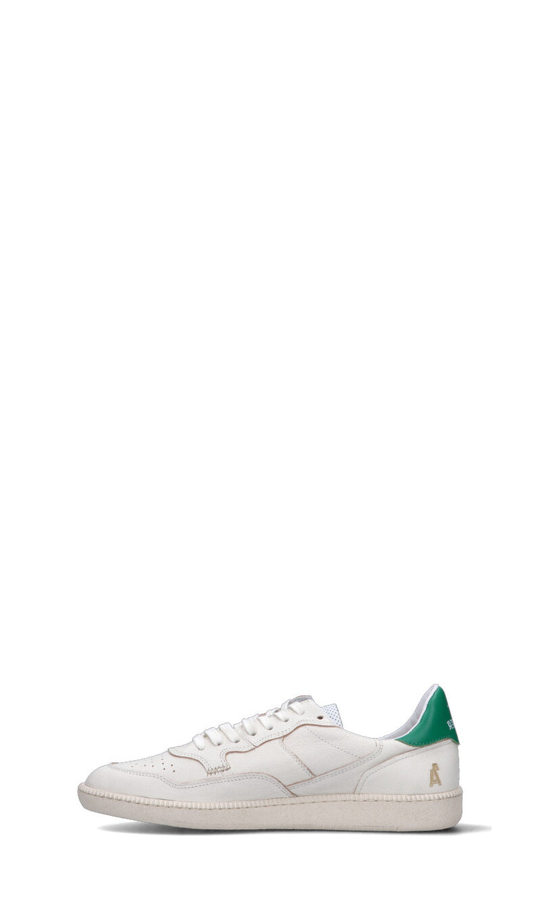 HIDNANDER Sneaker donna bianca/verde in pelle