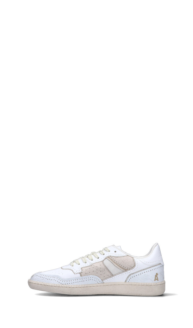 HIDNANDER Sneaker uomo bianca/beige in pelle