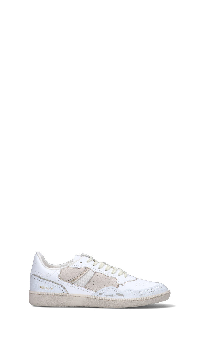 HIDNANDER Sneaker uomo bianca/beige in pelle