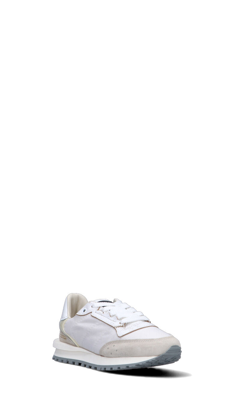 HIDNANDER Sneaker donna bianca/beige in suede