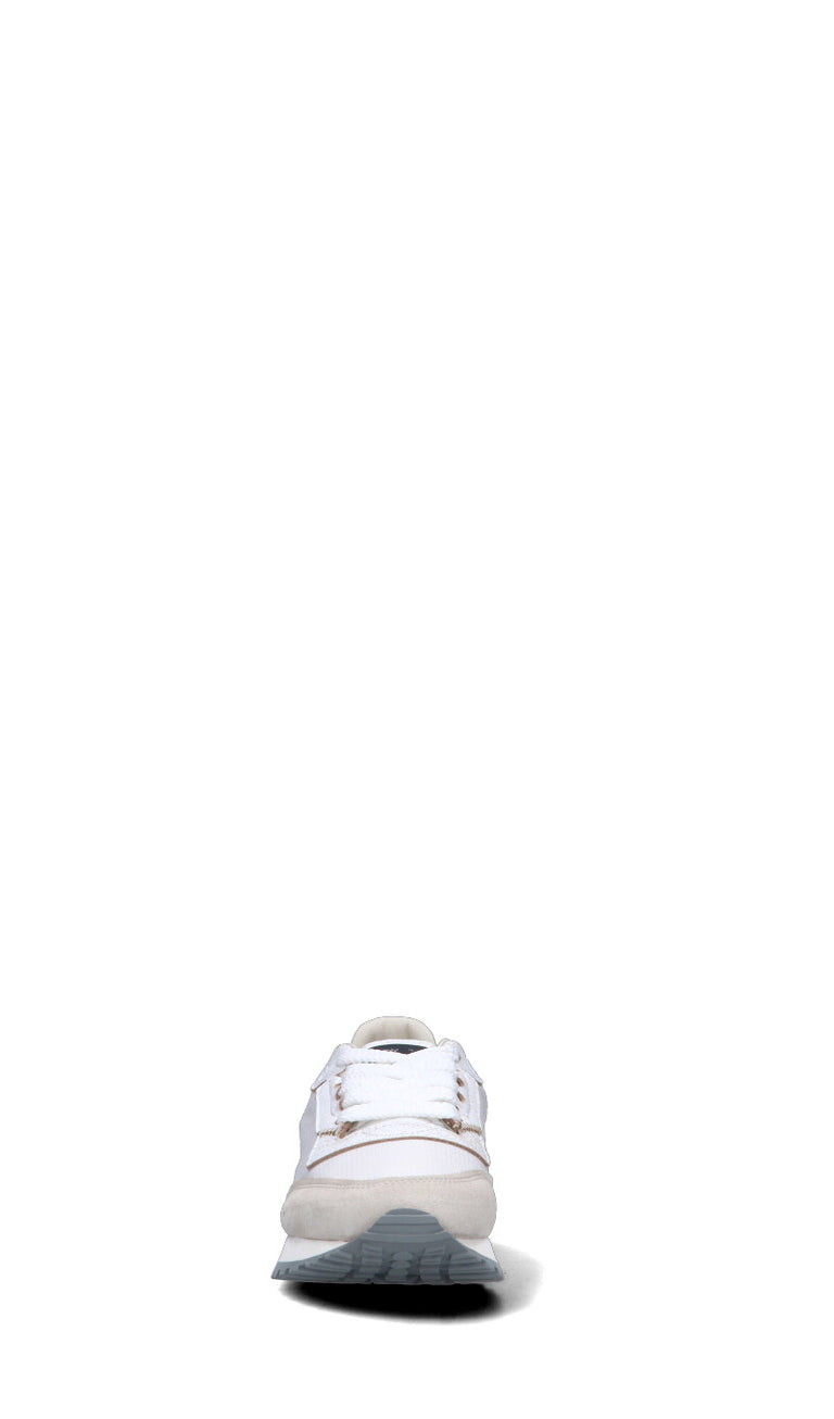 HIDNANDER Sneaker donna bianca/beige in suede