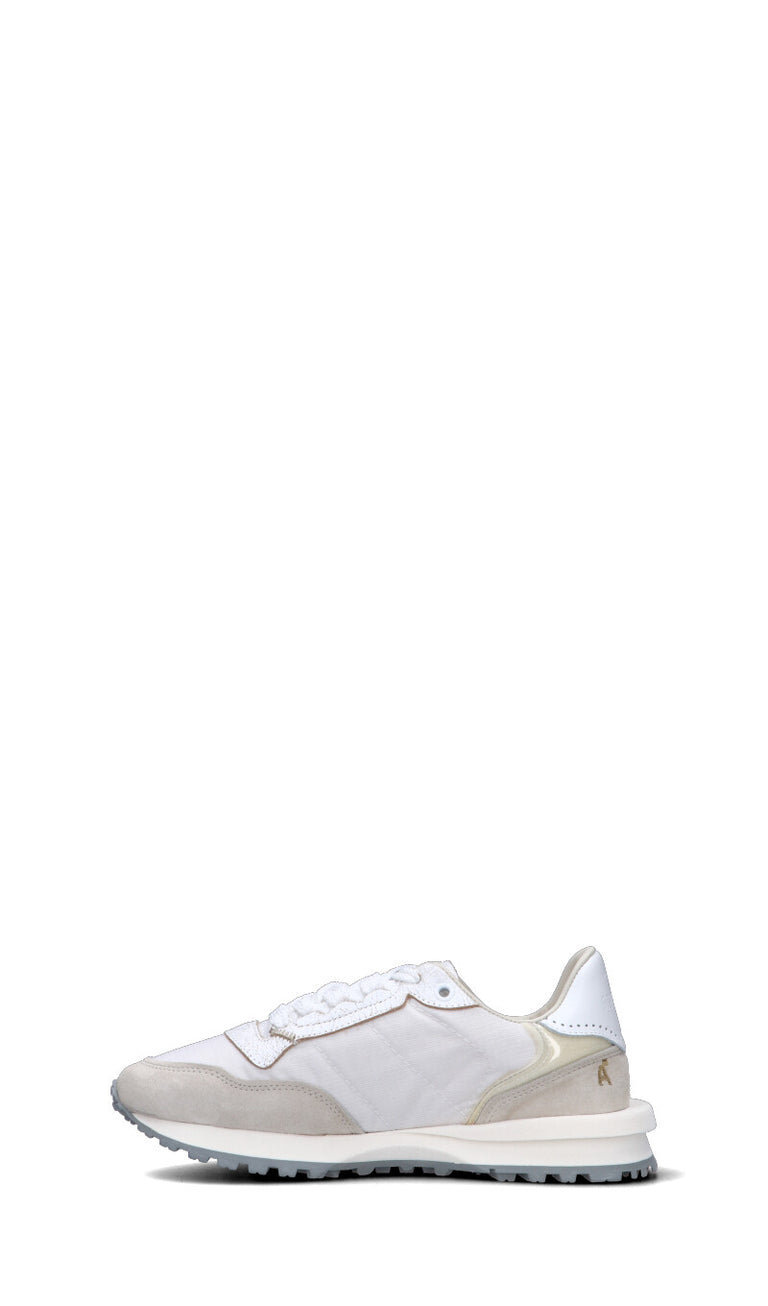 HIDNANDER Sneaker donna bianca/beige in suede