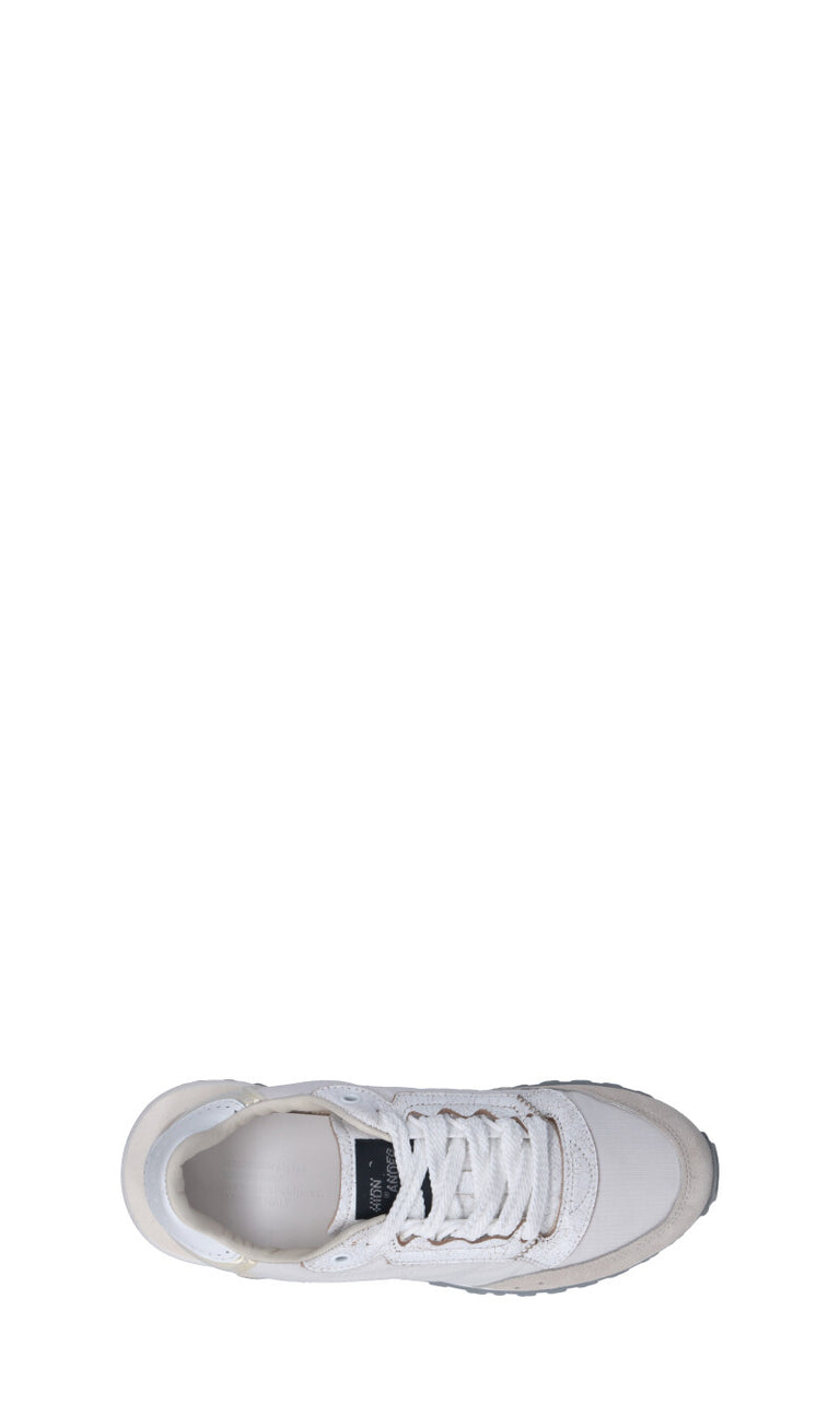 HIDNANDER Sneaker donna bianca/beige in suede