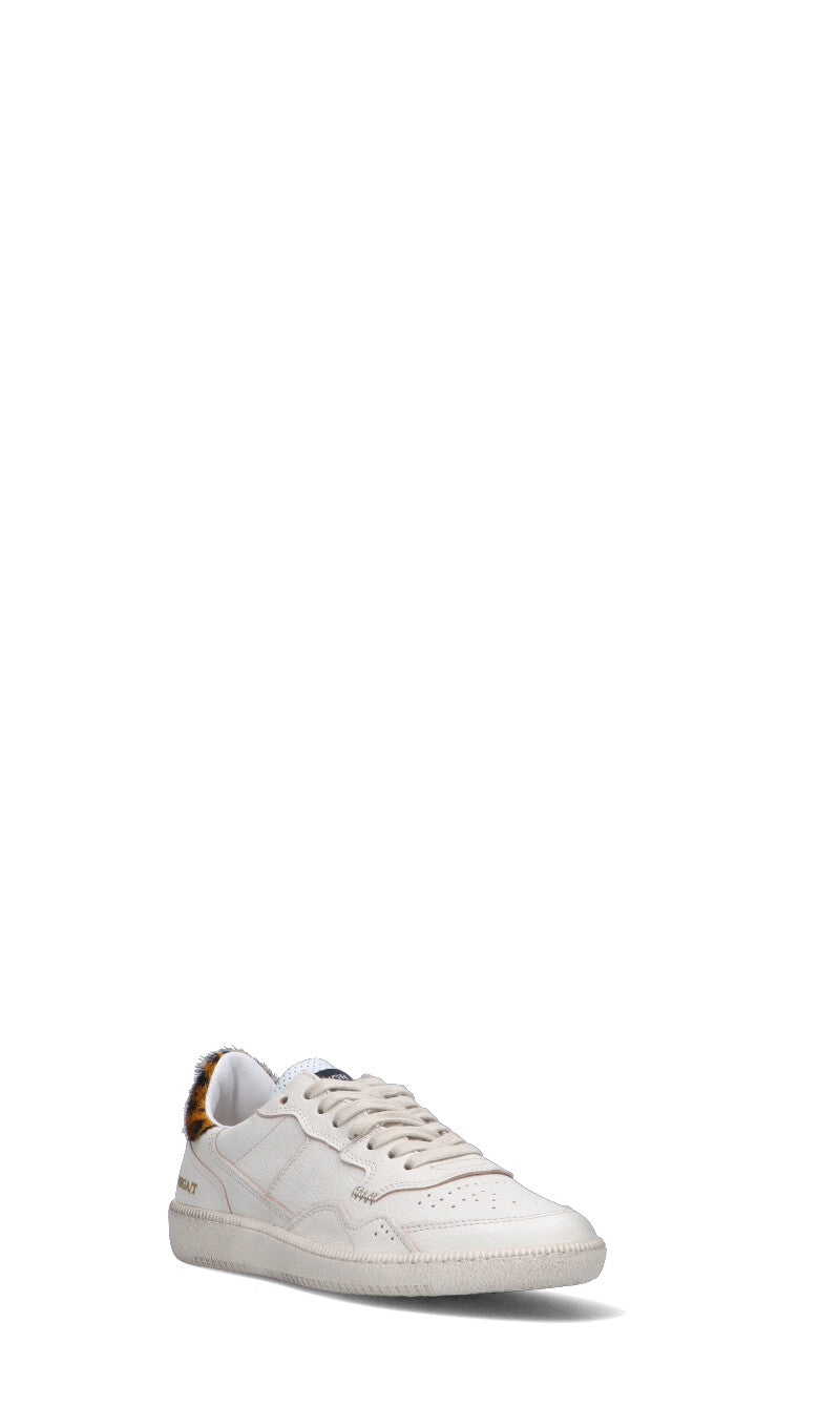 HIDNANDER Sneaker donna bianca/maculata in pelle