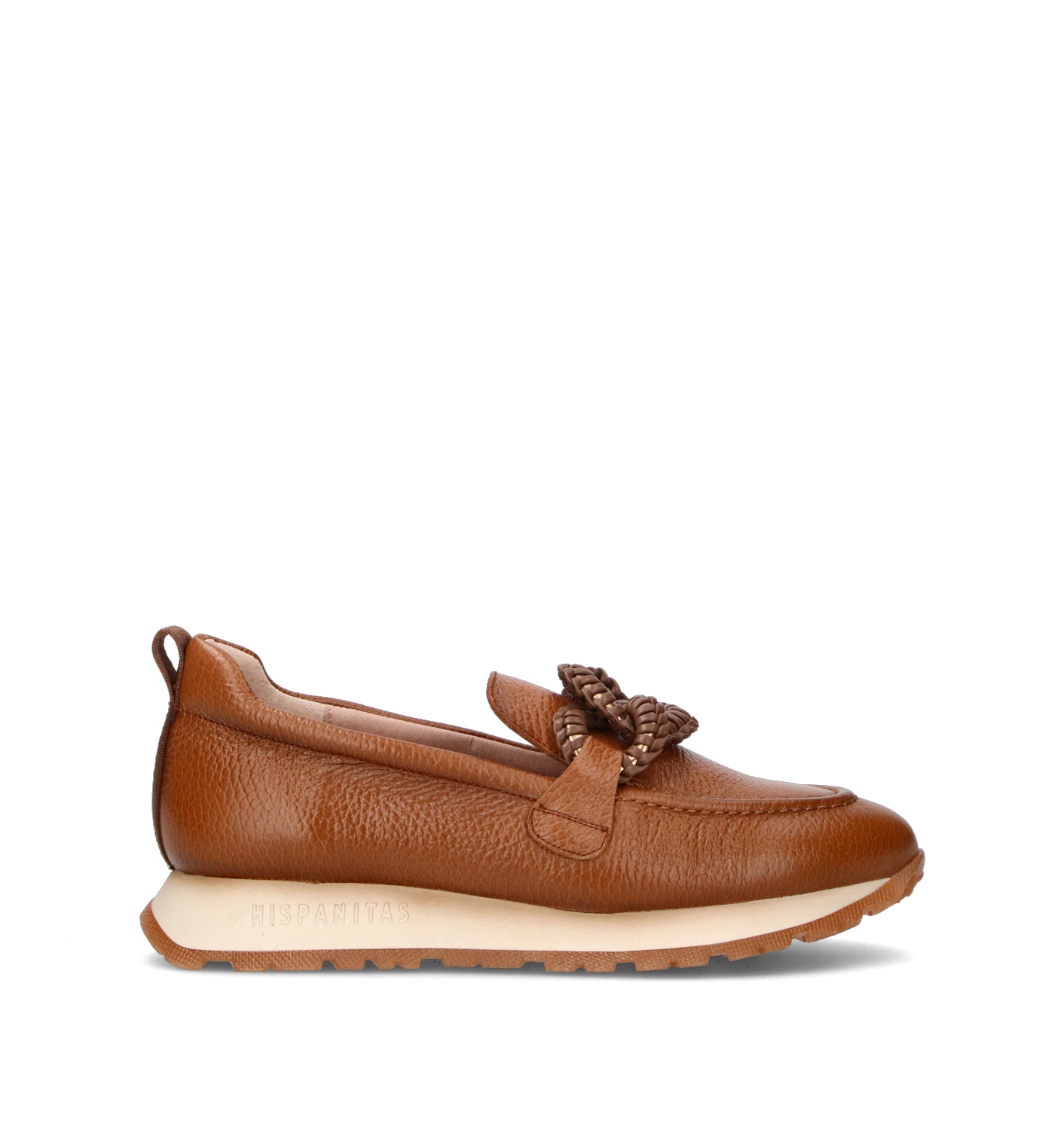 HISPANITAS Mocassino donna cuoio in pelle