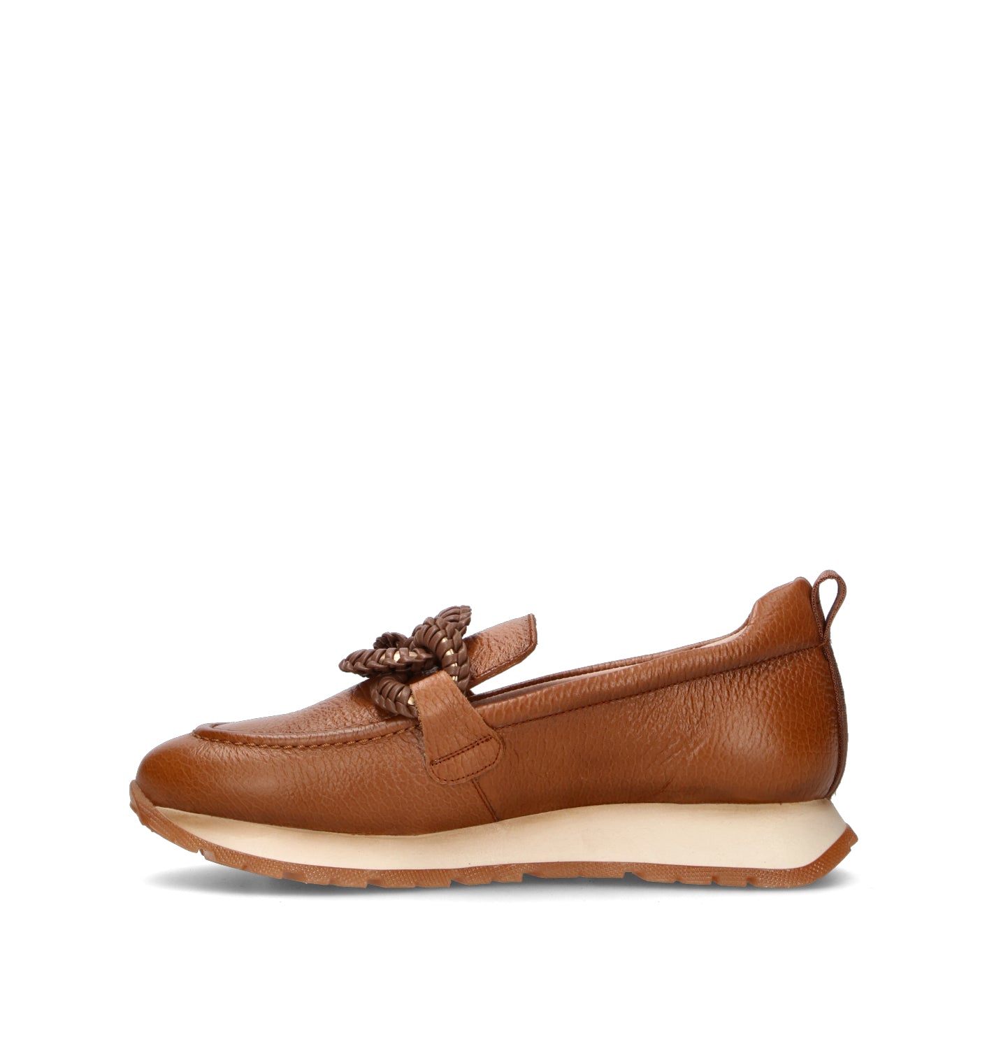 HISPANITAS Mocassino donna cuoio in pelle