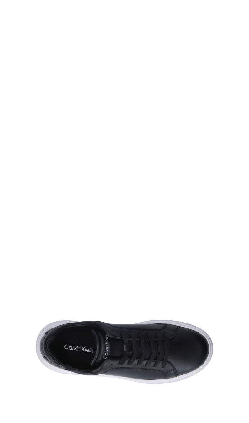 CALVIN KLEIN Sneaker uomo nera in pelle