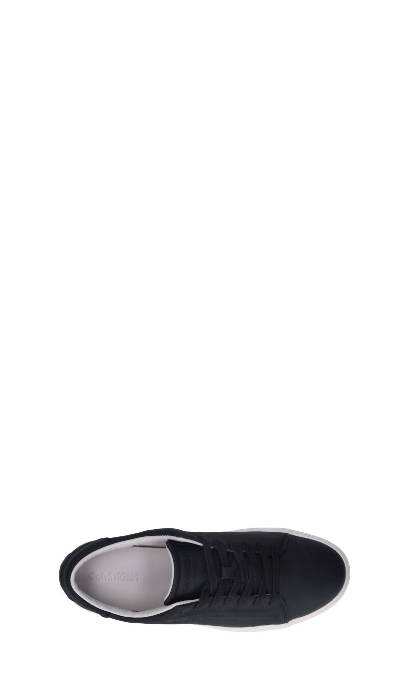 CALVIN KLEIN Sneaker uomo nera in pelle