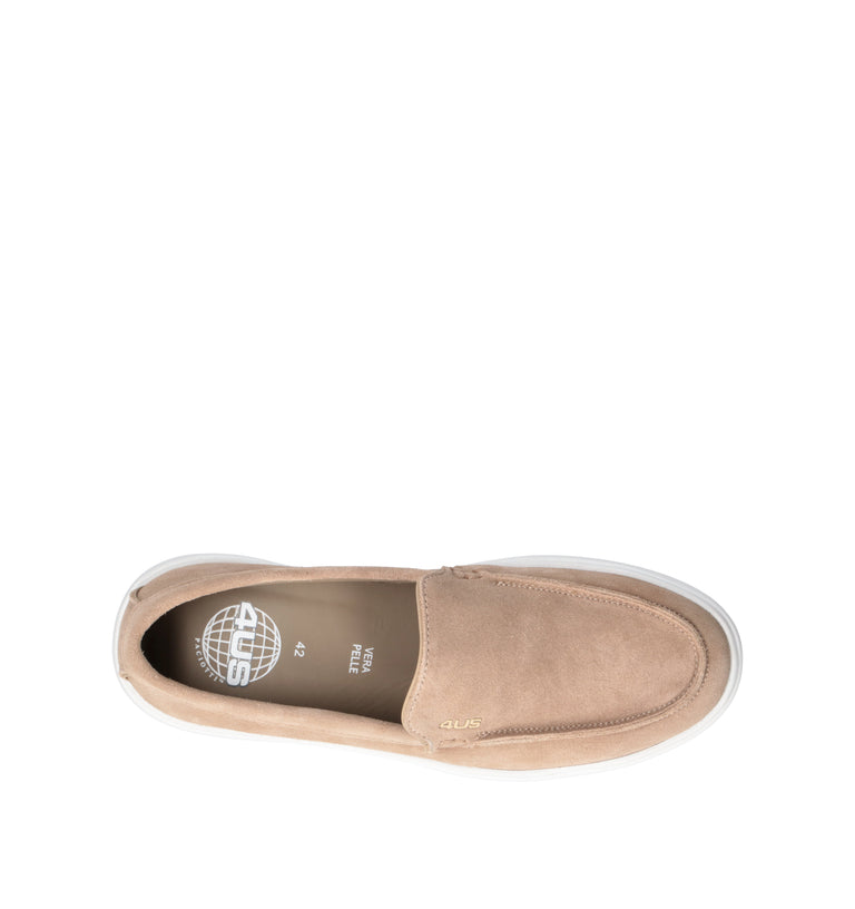 PACIOTTI 4US Mocassino uomo beige