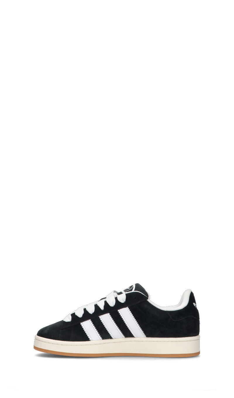 ADIDAS - CAMPUS Sneaker uomo nera/bianca in suede