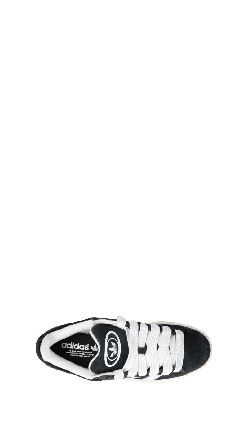 ADIDAS - CAMPUS Sneaker uomo nera/bianca in suede