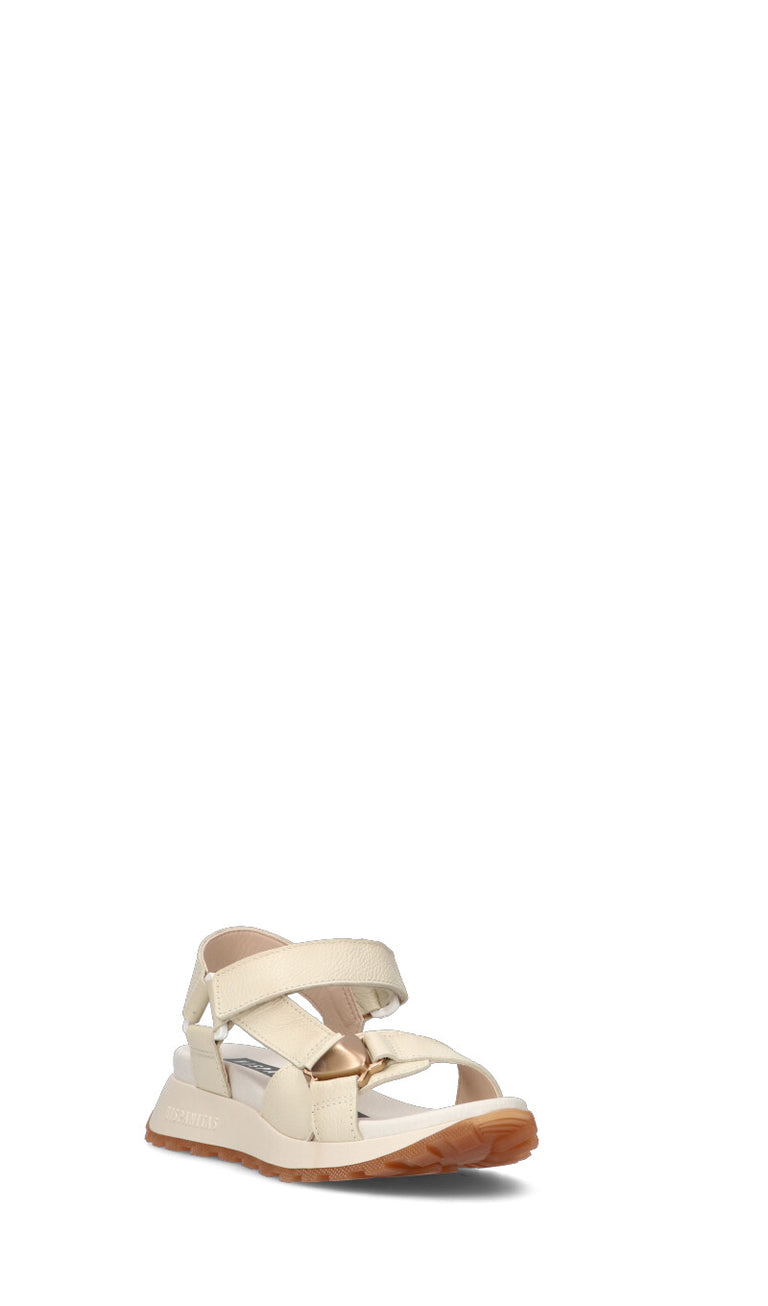 HISPANITAS Sandalo donna latte in pelle