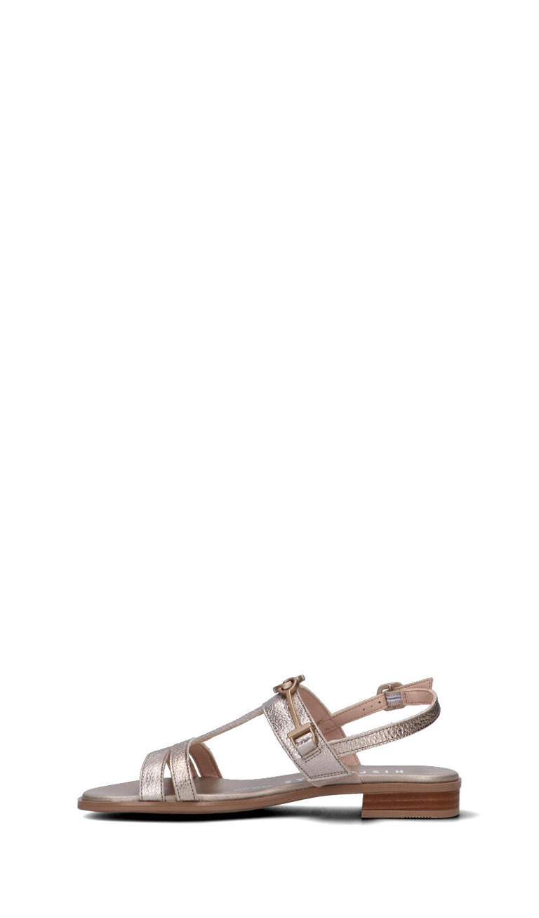 HISPANITAS Sandalo donna argento in pelle
