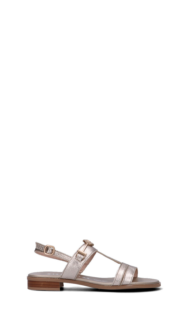 HISPANITAS Sandalo donna argento in pelle