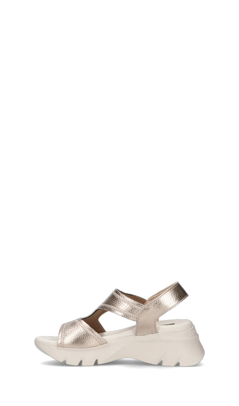 HISPANITAS Sandalo donna platino in pelle