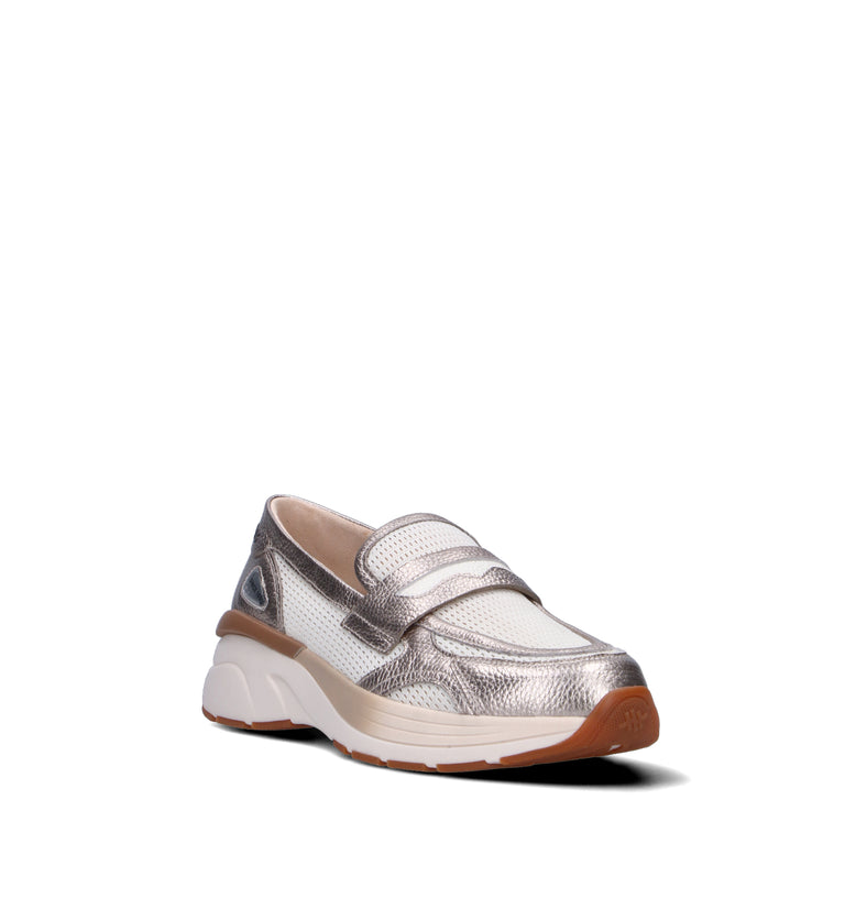 HISPANITAS Mocassino donna argento