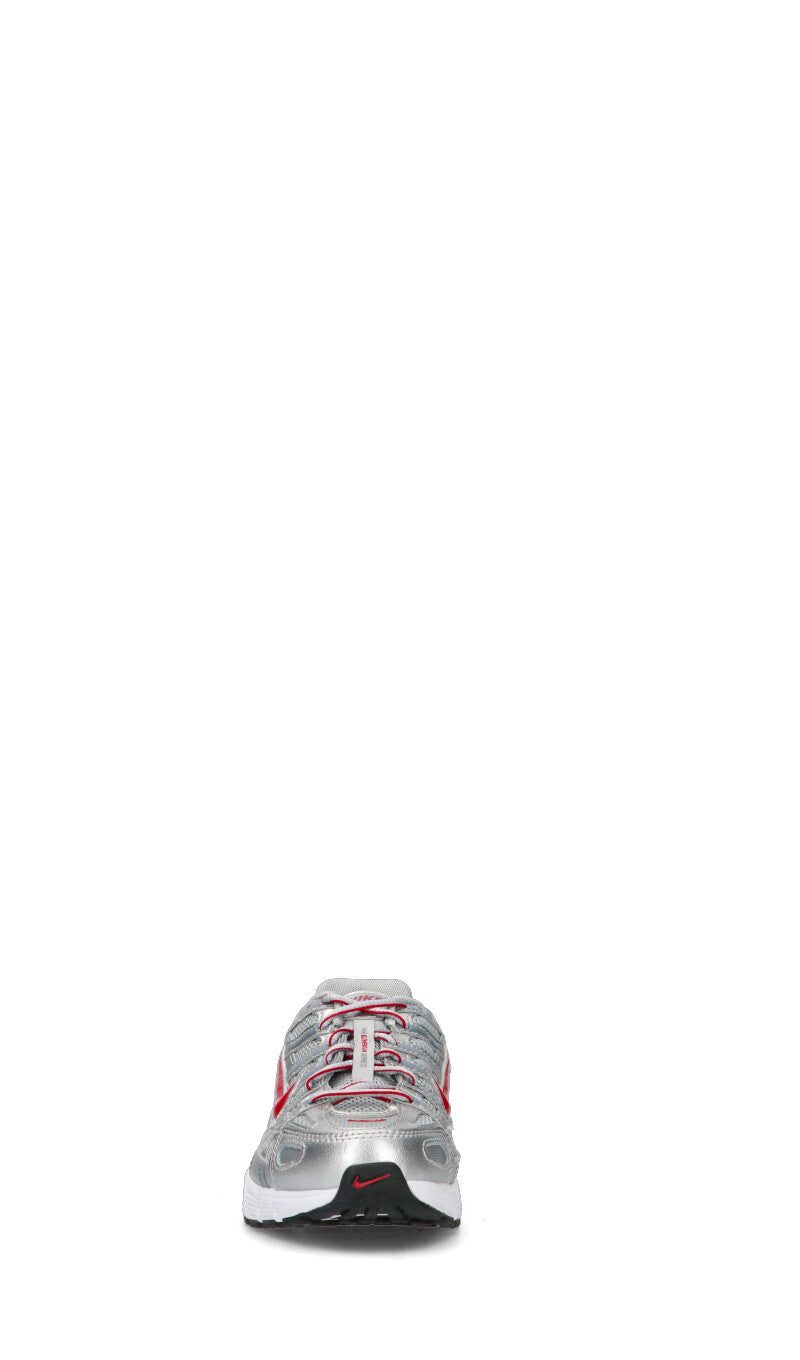NIKE P-6000 (GS) Sneaker ragazzi argento/rossa