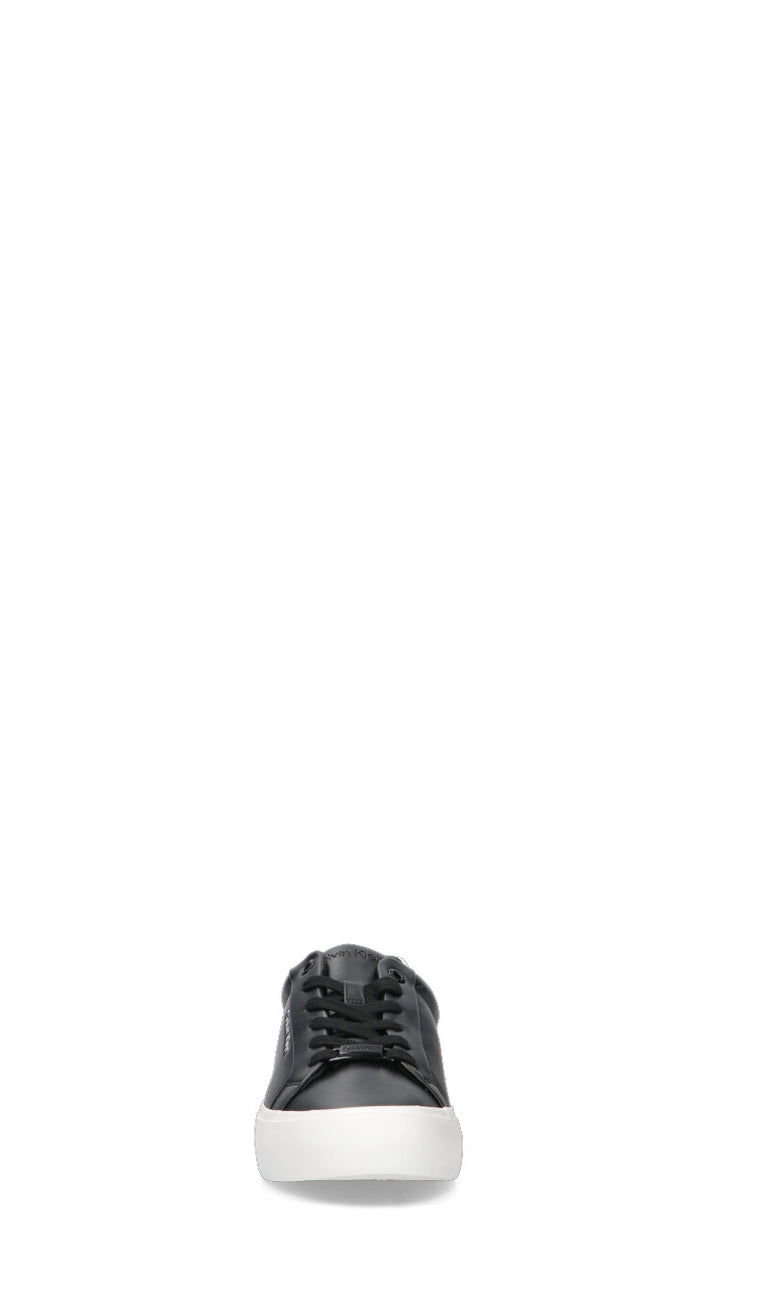 CALVIN KLEIN Sneaker donna nera in pelle