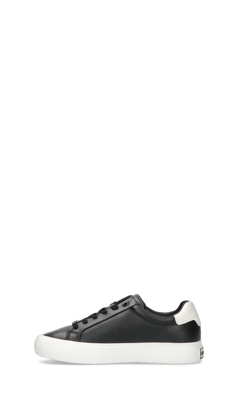 CALVIN KLEIN Sneaker donna nera in pelle
