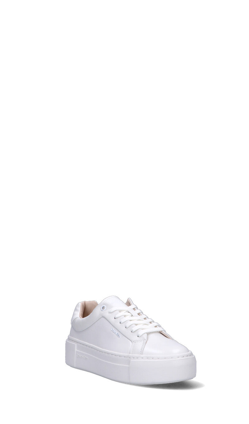 CALVIN KLEIN Sneaker donna bianca in pelle