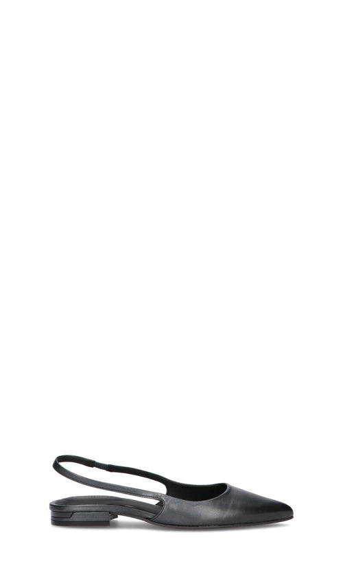 CALVIN KLEIN Decollete donna nera in pelle