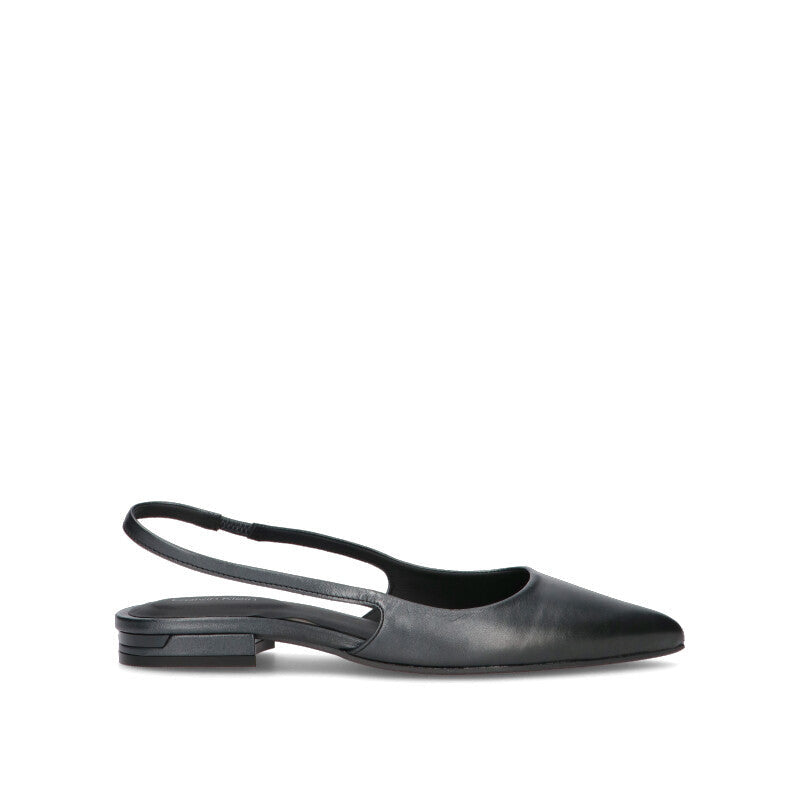 CALVIN KLEIN Decollete donna nera in pelle