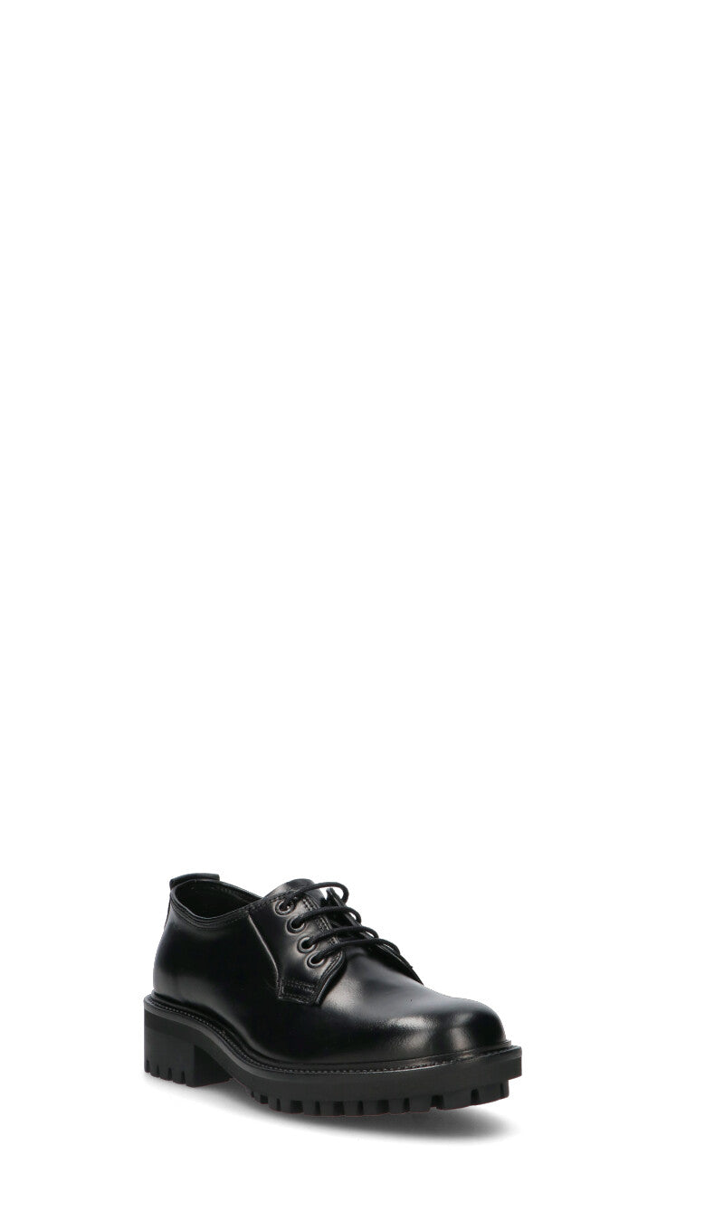 CALVIN KLEIN Stringata donna nera in pelle