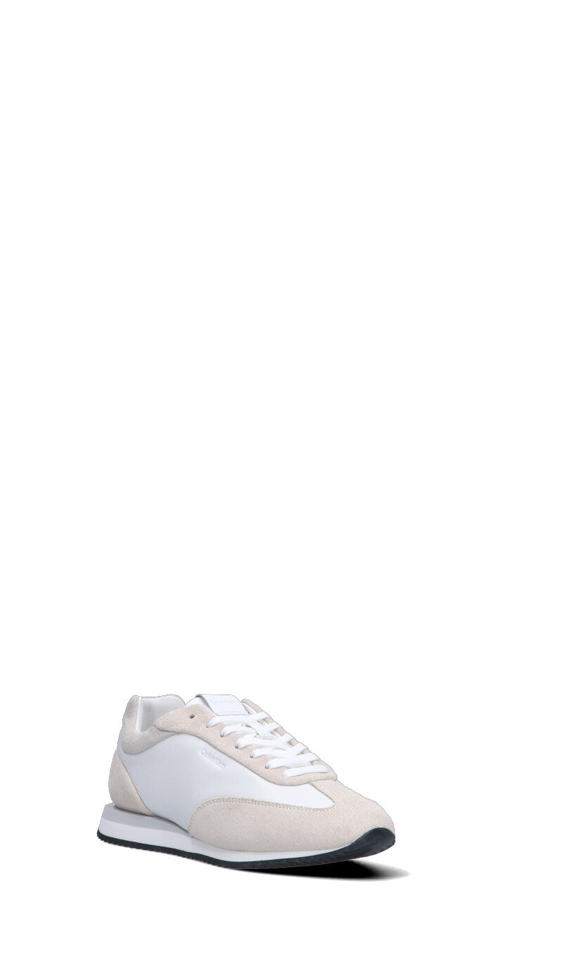 CALVIN KLEIN Sneaker donna bianca in pelle