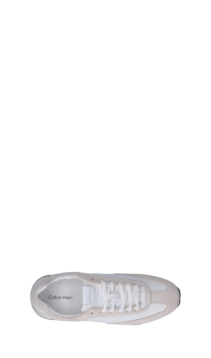 CALVIN KLEIN Sneaker donna bianca in pelle