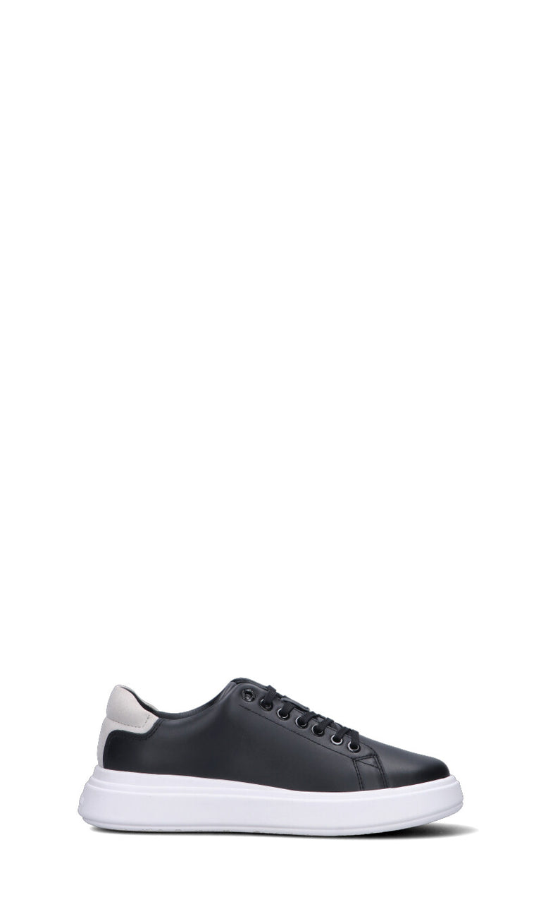CALVIN KLEIN Sneaker donna nera in pelle