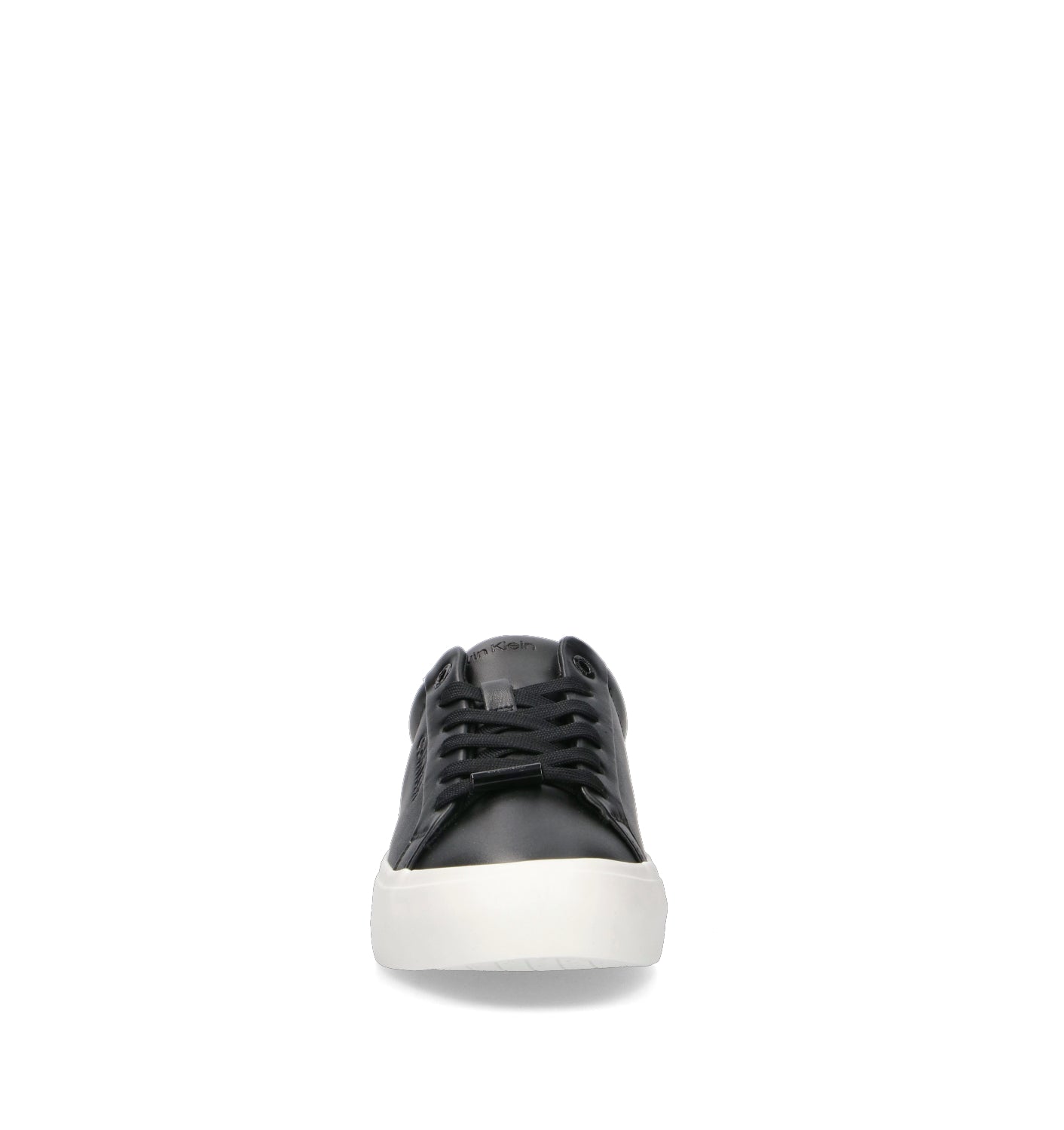 CALVIN KLEIN Sneaker donna nera in pelle