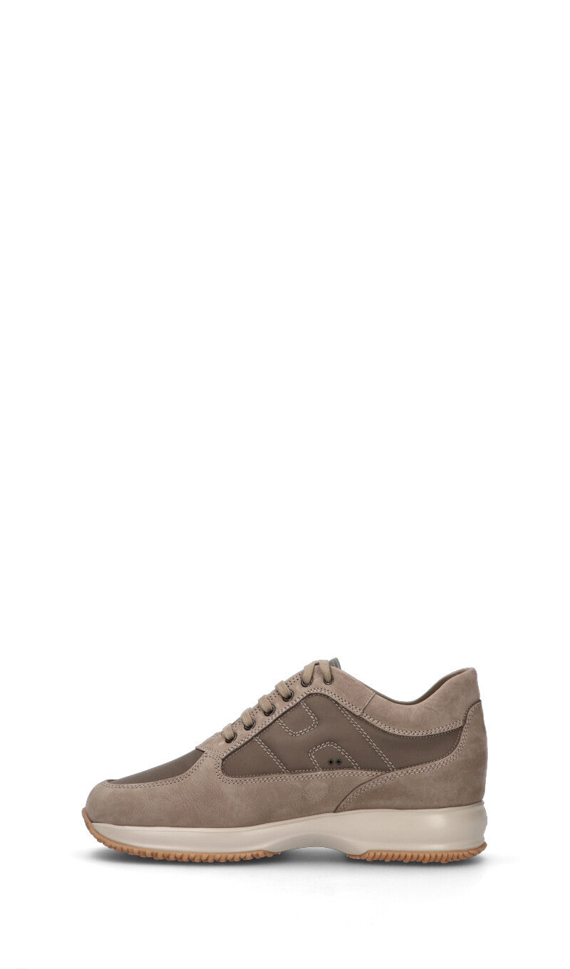 HOGAN Sneaker uomo taupe in pelle