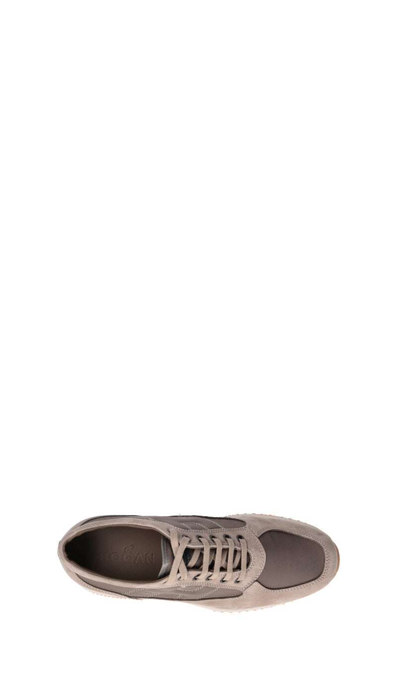 HOGAN Sneaker uomo taupe in pelle