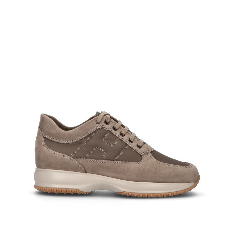 HOGAN Sneaker uomo taupe in pelle